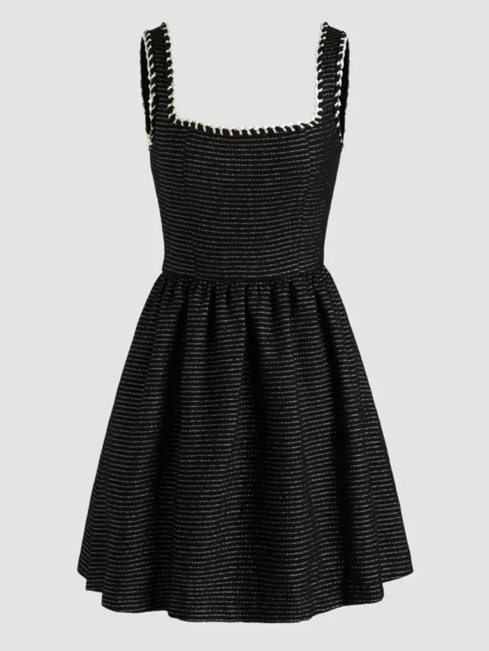 🆕 Cider Tweed U-Neckline Mini Dress